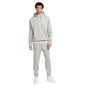 Nike Club Fleece Trainingspak Hooded Lichtgrijs Wit