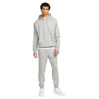 Nike Club Fleece Trainingspak Hooded Lichtgrijs Wit