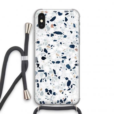 Terrazzo N°1: iPhone XS Transparant Hoesje met koord