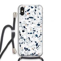 Terrazzo N°1: iPhone XS Transparant Hoesje met koord