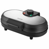 Unold 48165 crepe maker 2 crêpe(s) 1000 W Zwart, Roestvrijstaal