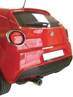 InoxCar uitlaat passend voor Alfa Romeo Mito 1.4JTS (155pk) 8/2008- 102mm IXALMI01102