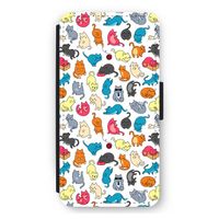 Kleurrijke katten: iPhone 11 Pro Max Flip Hoesje