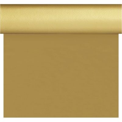 Bruiloft/huwelijk gouden tafelloper/placemats 40 x 480 cm
