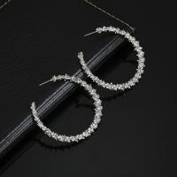 Vintage ronde Fashion oorbellen vrouwelijke juwelen (wit)