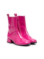 Monnalisa bottines fini haute brillance 35 mm - Rose