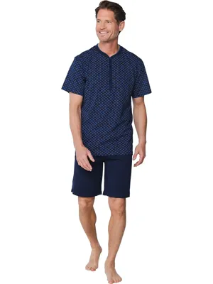 Pastunette heren shortama - Donkerblauw