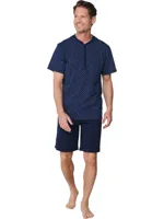 Pastunette heren shortama - Donkerblauw