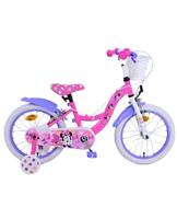 Disney minnie kinderfiets meisjes 16 inch roze twee handremmen