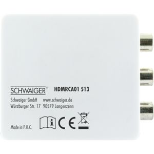 Schwaiger HDMRCA01 513 videosignaalomzetter Scaler-video-omzetter 1920 x 1080 Pixels