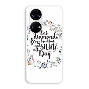 Diamonds: Huawei P50 Transparant Hoesje