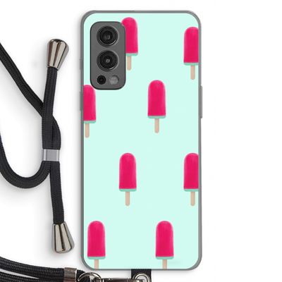 Waterijsje: OnePlus Nord 2 5G Transparant Hoesje met koord