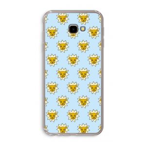 Leeuwenkoppen: Samsung Galaxy J4 Plus Transparant Hoesje