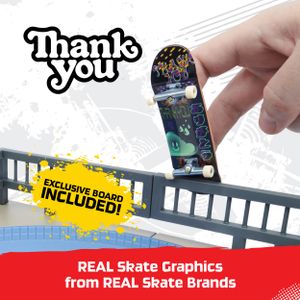 Tech Deck X-Connect Park Creator - Daewon Mega Bowl - aanpasbare en bouwbare ramp met uniek fingerboard