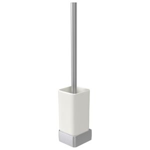 Toiletborstelset Haceka Aline Brushed 41,4 cm Aluminium Geborsteld Zilver