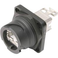 Telegärtner 100007416 STX V1 RJ45-stekkerset kunststof variant 1 Chassisbus, inbouw Aantal polen: 8P8C Zwart 1 stuk(s)