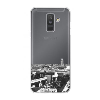 Marrakech Skyline : Samsung Galaxy A6 Plus (2018) Transparant Hoesje