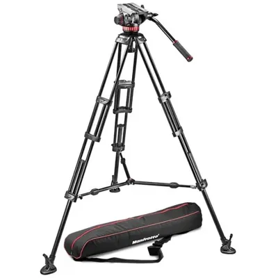 Manfrotto MVH502A + 546BK Pro Video statiefkit occasion