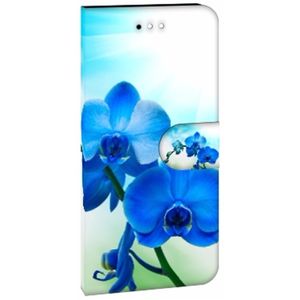 Apple iPhone 7 Plus | 8 Plus Hoesje Orchidee Blauw - Cadeau voor je Moeder