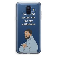 Hotline bling: Samsung Galaxy A6 (2018) Transparant Hoesje