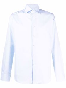 Canali chemise à boutonnière - Bleu