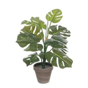 Mica Decorations Monstera Kunstplant - H48 x Ø39 cm - Groen