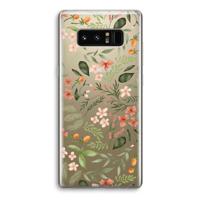 Sweet little flowers: Samsung Galaxy Note 8 Transparant Hoesje - thumbnail