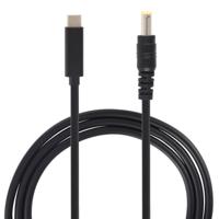 USB-C/type-C naar 5 5 x 2.5 mm laptop voeding oplaadkabel kabel lengte: ongeveer 1.5 m