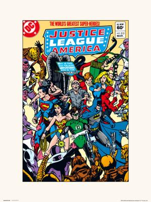 Kunstdruk DC Comics Justice Leage of America 212 30x40cm