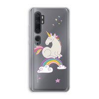 Regenboog eenhoorn: Xiaomi Mi Note 10 Pro Transparant Hoesje