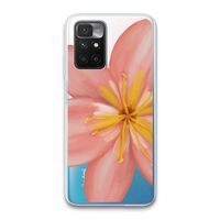 Pink Ellila Flower: Xiaomi Redmi 10 Transparant Hoesje