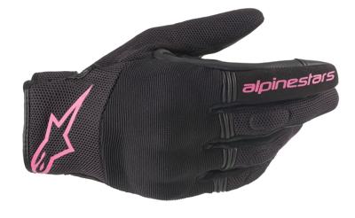 ALPINESTARS Stella Copper Gloves, Motorhandschoenen zomer, Zwart-Fuchsia