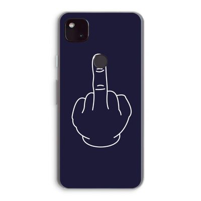 F**k U: Google Pixel 4a 5G Transparant Hoesje