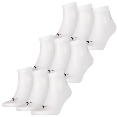 Puma Quarter Sokken Wit 9-pack-47/49
