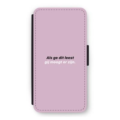 gij moogt er zijn: iPhone 12 Pro Flip Hoesje