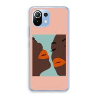 Orange lips: Xiaomi Mi 11 Lite Transparant Hoesje