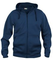 Clique 021034 Basic Hooded Sweater Met Rits - thumbnail