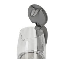 Adler AD 1286 waterkoker 2 l 2200 W Grijs, Transparant - thumbnail