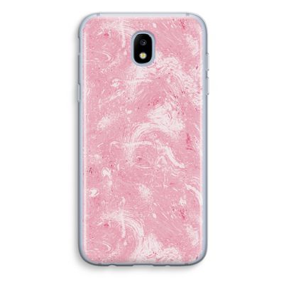 Abstract Painting Pink: Samsung Galaxy J5 (2017) Transparant Hoesje