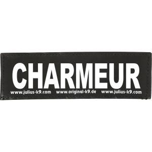 Julius-K9 tekstlabel Charmeur 11 x 3 cm