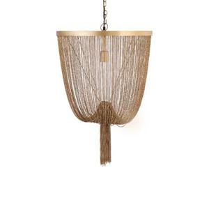 PTMD Hanglamp Solan - 50x50x70 cm - Ijzer - Goud