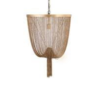 PTMD Hanglamp Solan - 50x50x70 cm - Ijzer - Goud