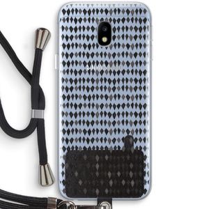 Crazy shapes: Samsung Galaxy J3 (2017) Transparant Hoesje met koord