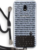 Crazy shapes: Samsung Galaxy J3 (2017) Transparant Hoesje met koord