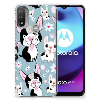Motorola Moto E20 | E40 | TPU Hoesje | Hondjes