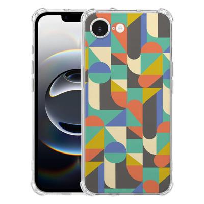 Apple iPhone 16e Hoesje - Funky Retro TPU Antishock Apple iPhone 16e Hoesje - Funky Retro TPU Antishock
