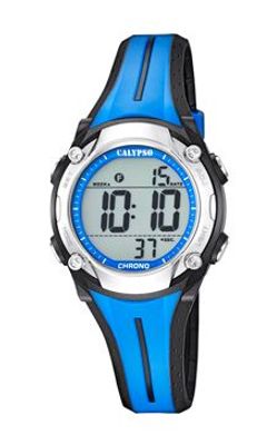 Horlogeband Calypso K5682-1 / K5682-4 Silicoon Blauw
