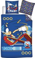 Super Sonic Dekbedovertrek Speed 140 x 200 cm - thumbnail