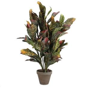 Mica Decorations Croton Kunstplant - H73 x Ø40 cm - Bont