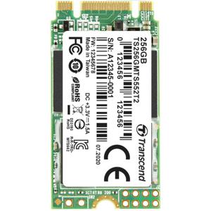 Transcend MTS552T2 256 GB SATA M.2 SSD harde schijf SATA 6 Gb/s Industrial TS256GMTS552T2